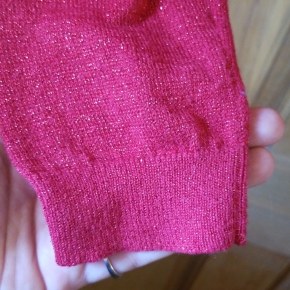 George girls size 14/16 red Holiday sweater - Picture 3 of 6